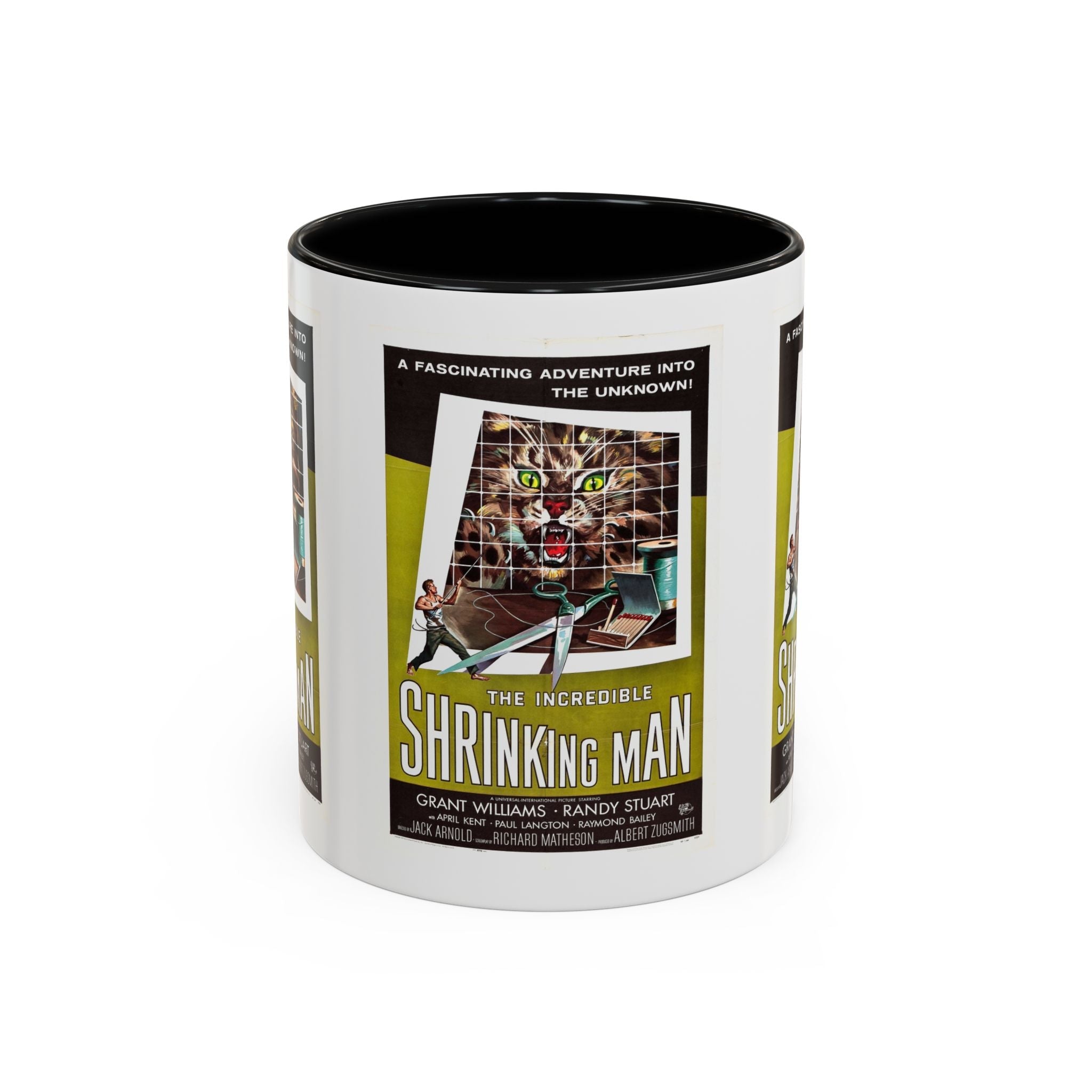Cult Classic Movie Poster Art Accent Coffee Mug (11, 15oz) - Incredible Shrinking Man 1957 - POPvault
