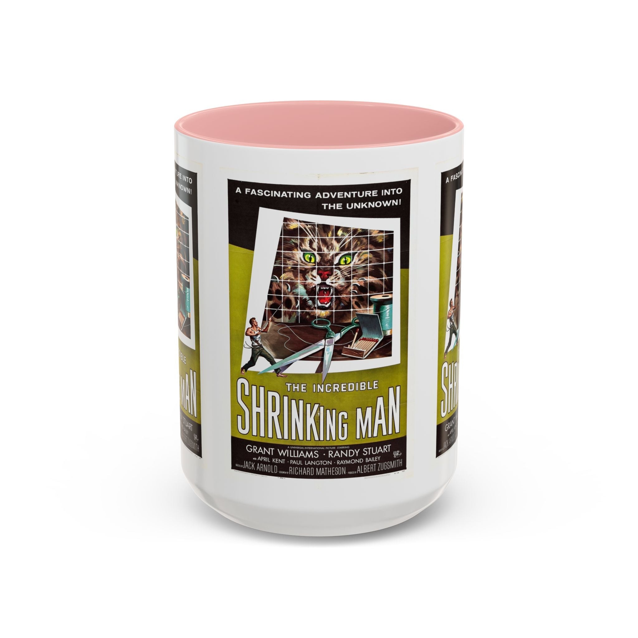 Cult Classic Movie Poster Art Accent Coffee Mug (11, 15oz) - Incredible Shrinking Man 1957 - POPvault