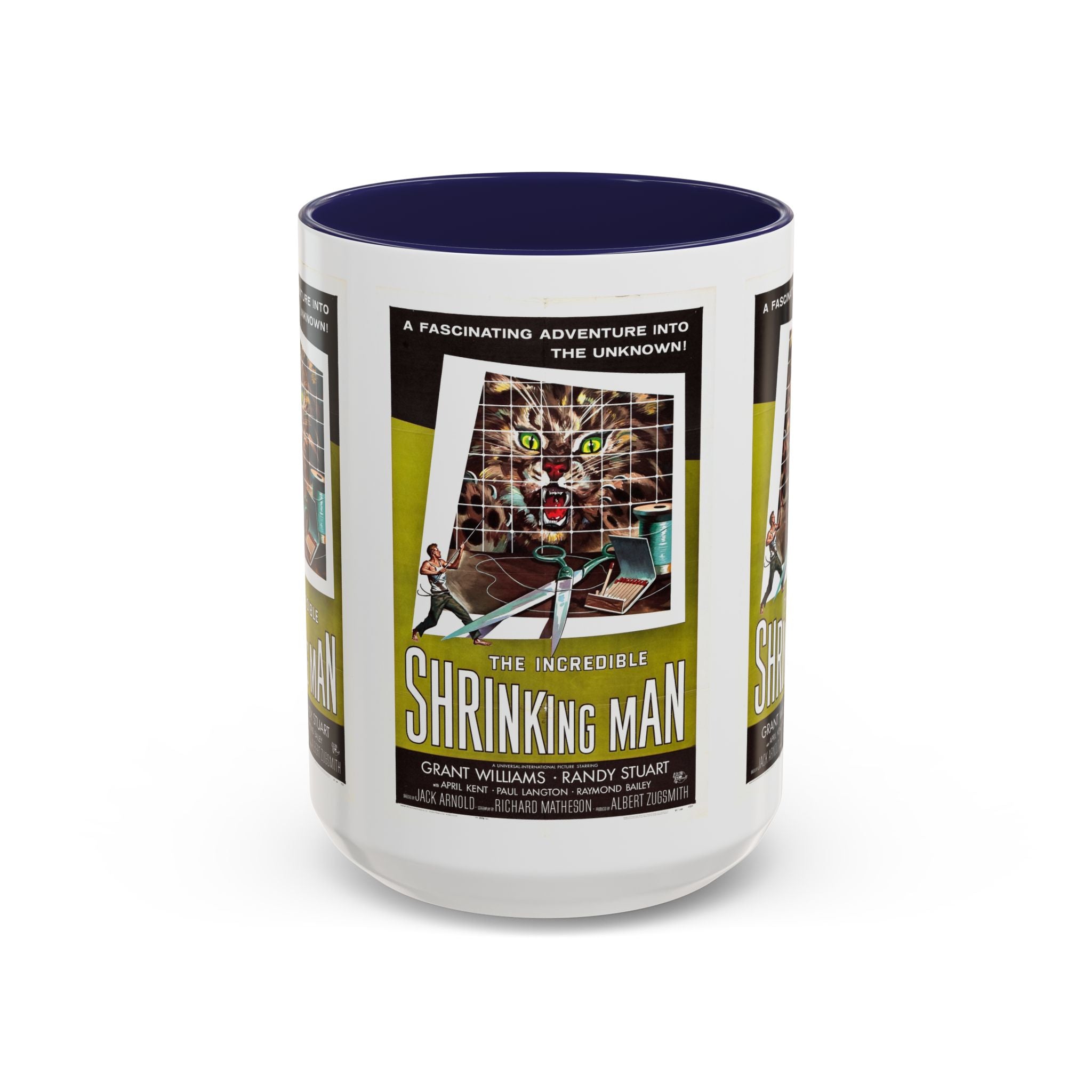 Cult Classic Movie Poster Art Accent Coffee Mug (11, 15oz) - Incredible Shrinking Man 1957 - POPvault