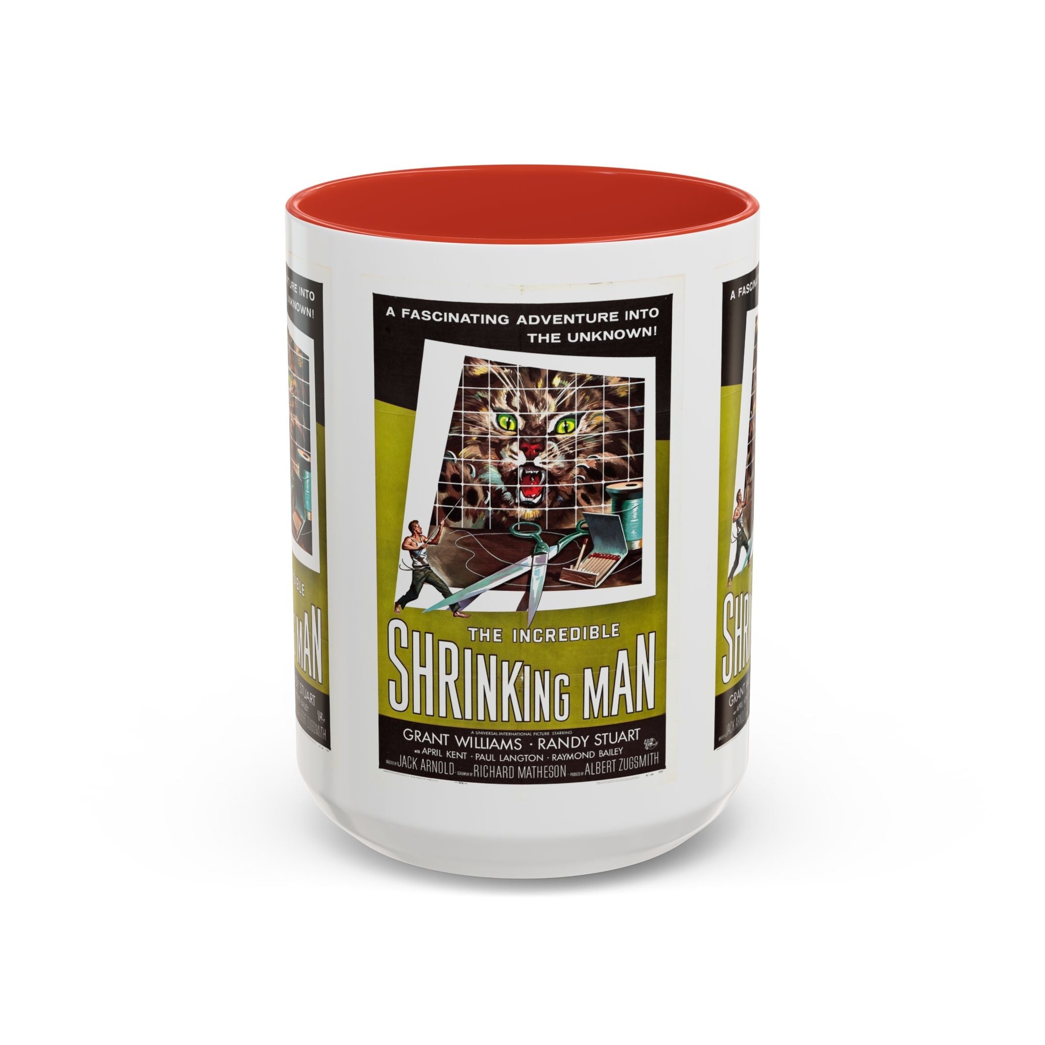 Cult Classic Movie Poster Art Accent Coffee Mug (11, 15oz) - Incredible Shrinking Man 1957 - POPvault