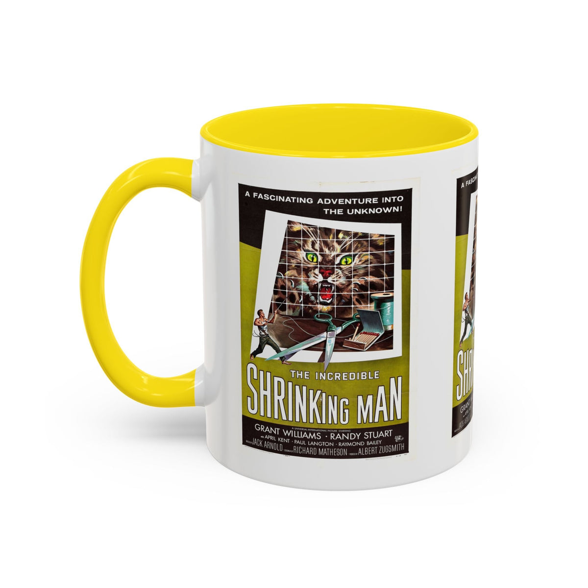 Cult Classic Movie Poster Art Accent Coffee Mug (11, 15oz) - Incredible Shrinking Man 1957 - Mug