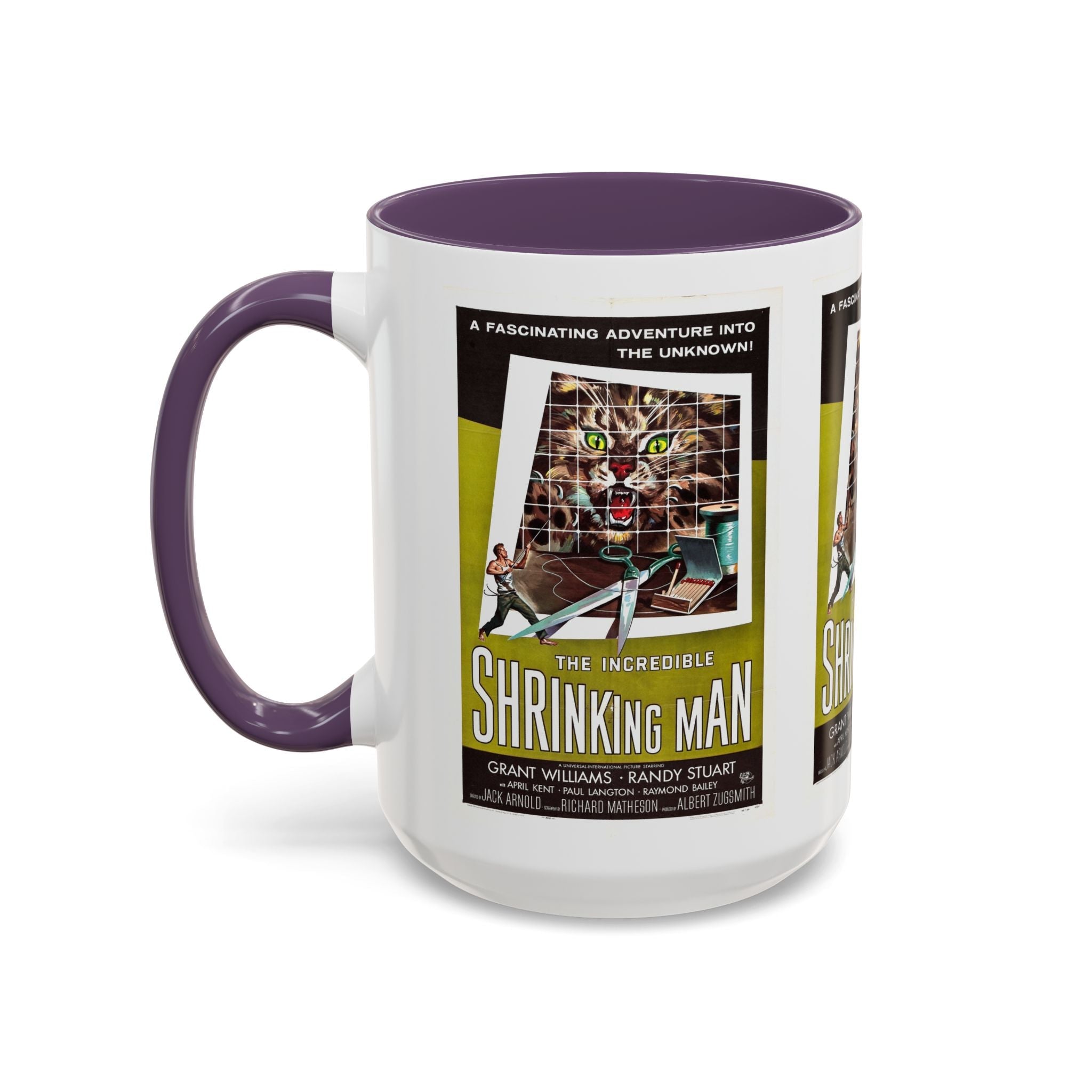 Cult Classic Movie Poster Art Accent Coffee Mug (11, 15oz) - Incredible Shrinking Man 1957 - POPvault