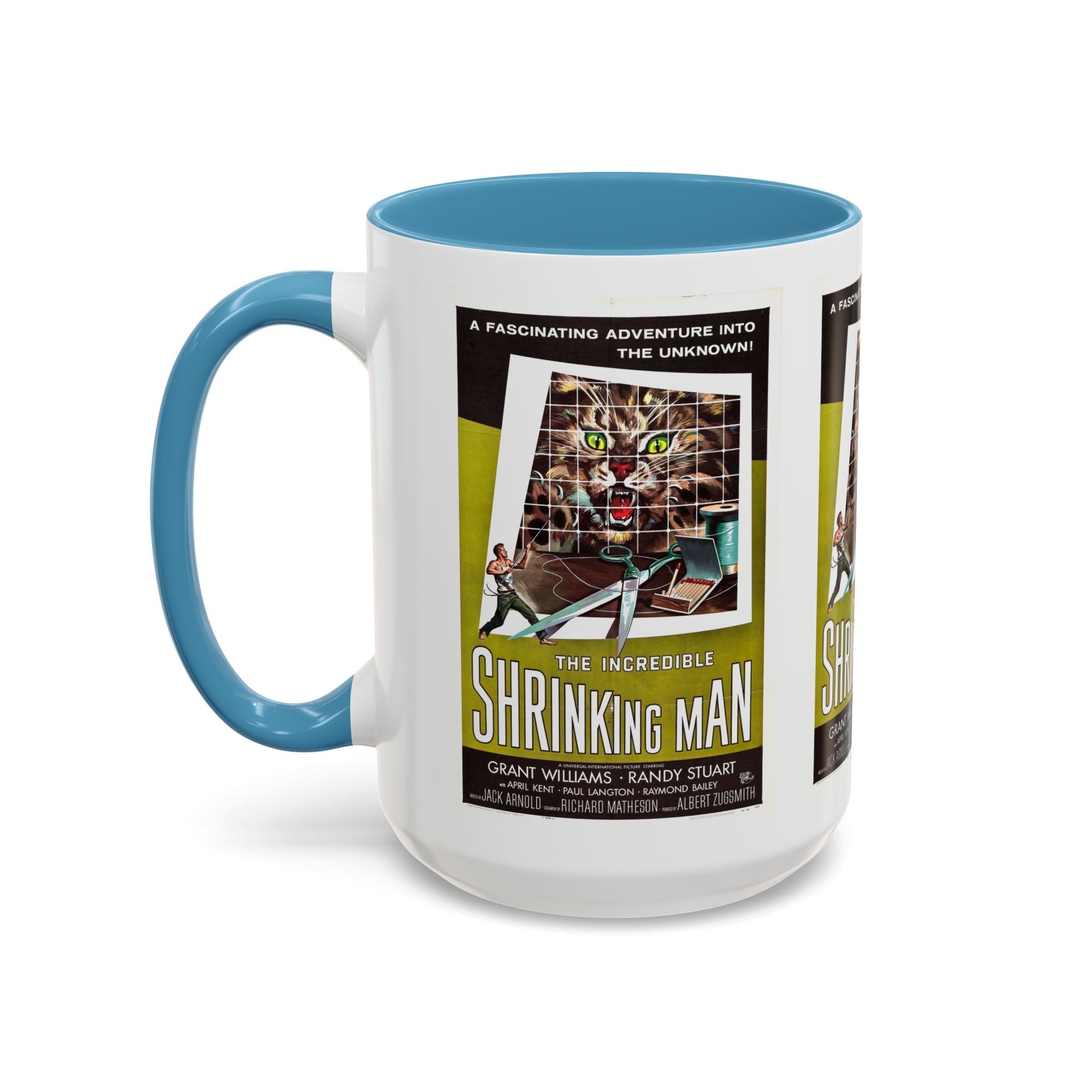 Cult Classic Movie Poster Art Accent Coffee Mug (11, 15oz) - Incredible Shrinking Man 1957 - POPvault