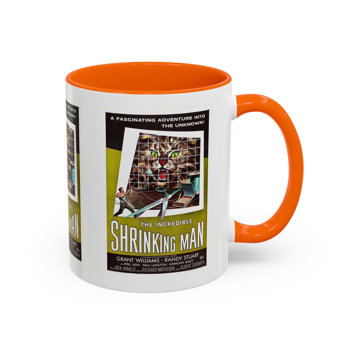 Cult Classic Movie Poster Art Accent Coffee Mug (11, 15oz) - Incredible Shrinking Man 1957 - Mug