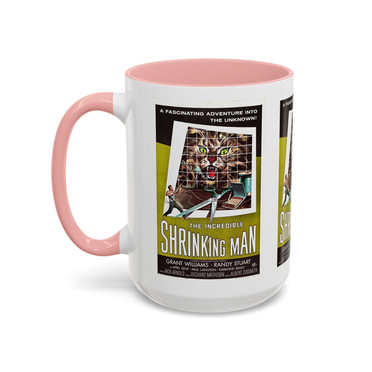 Cult Classic Movie Poster Art Accent Coffee Mug (11, 15oz) - Incredible Shrinking Man 1957 - Mug