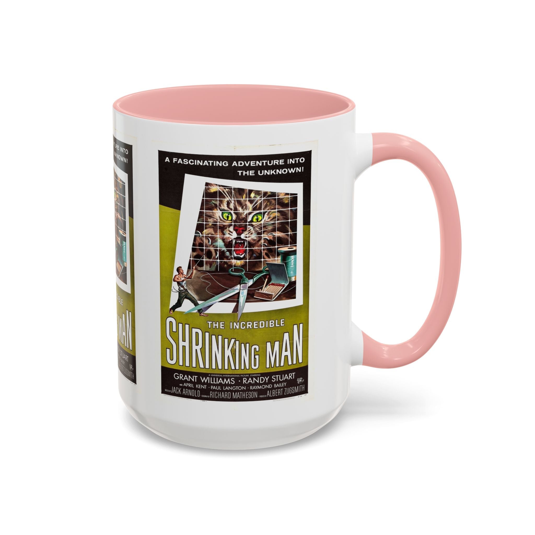 Cult Classic Movie Poster Art Accent Coffee Mug (11, 15oz) - Incredible Shrinking Man 1957 - POPvault