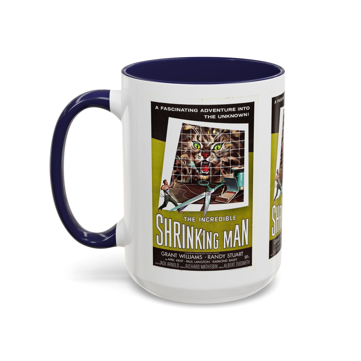 Cult Classic Movie Poster Art Accent Coffee Mug (11, 15oz) - Incredible Shrinking Man 1957 - Mug