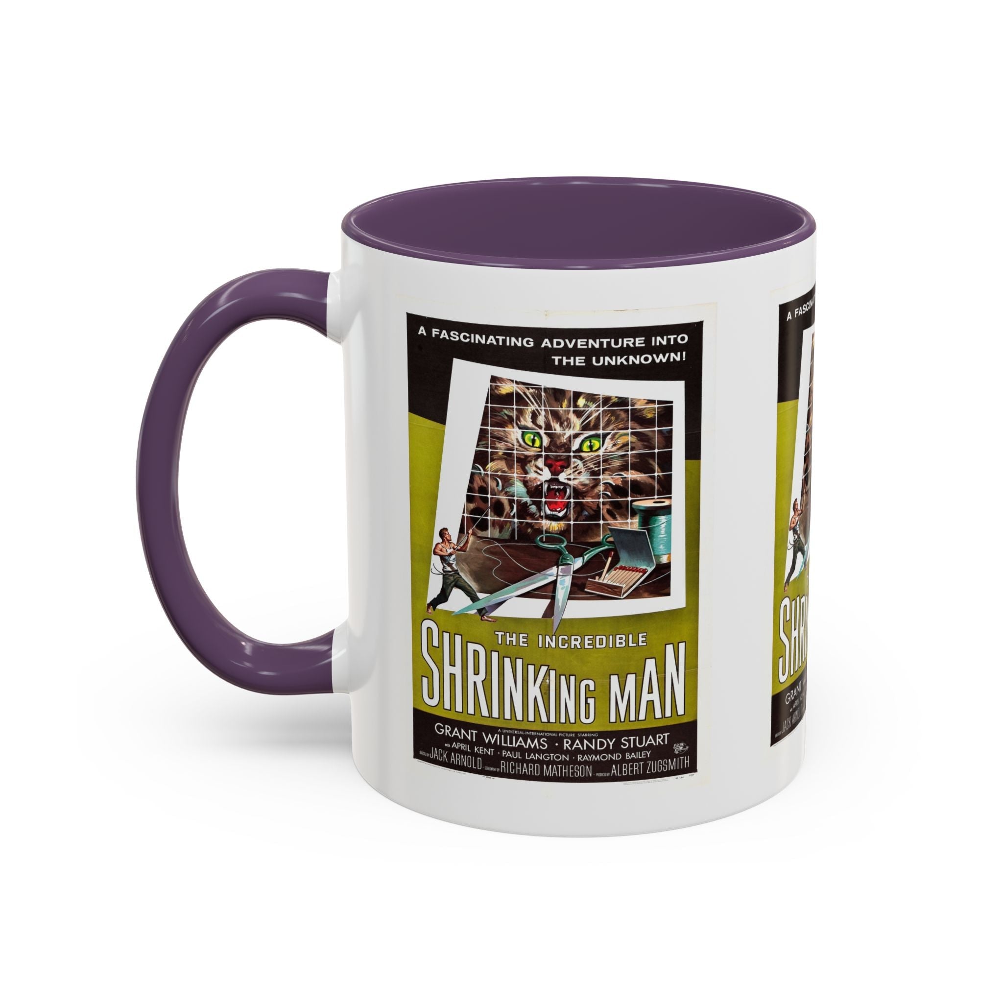 Cult Classic Movie Poster Art Accent Coffee Mug (11, 15oz) - Incredible Shrinking Man 1957 - POPvault