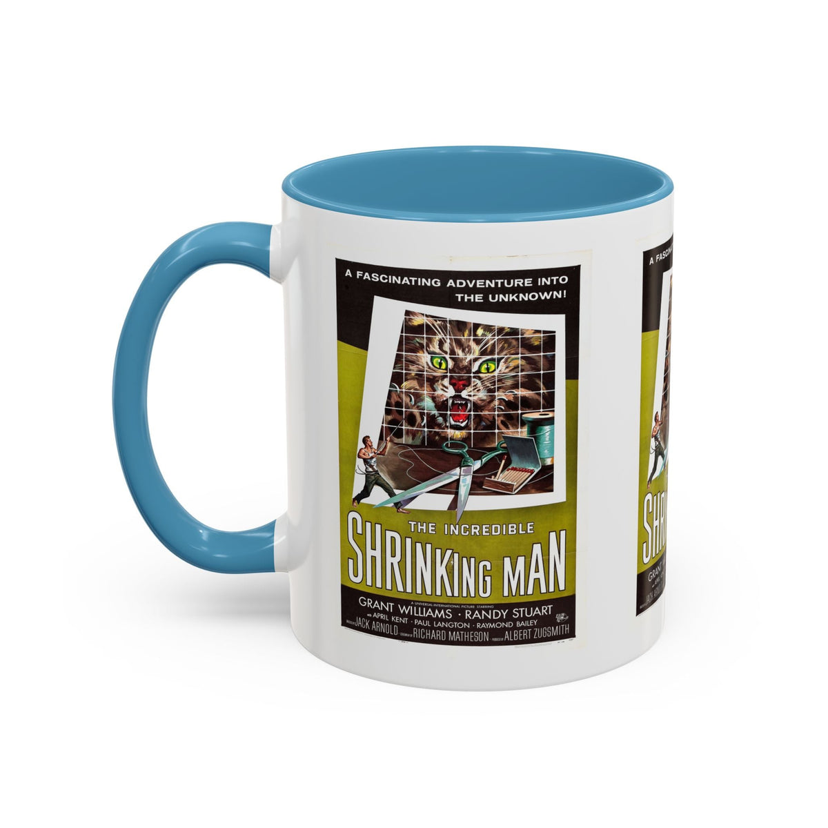 Cult Classic Movie Poster Art Accent Coffee Mug (11, 15oz) - Incredible Shrinking Man 1957 - Mug
