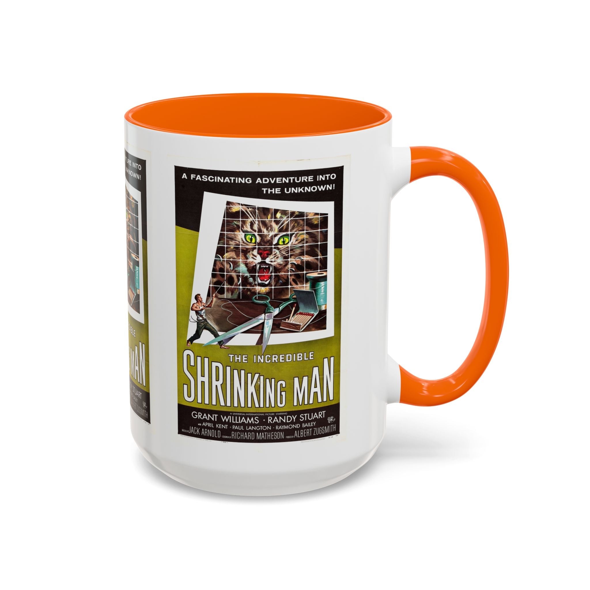 Cult Classic Movie Poster Art Accent Coffee Mug (11, 15oz) - Incredible Shrinking Man 1957 - POPvault