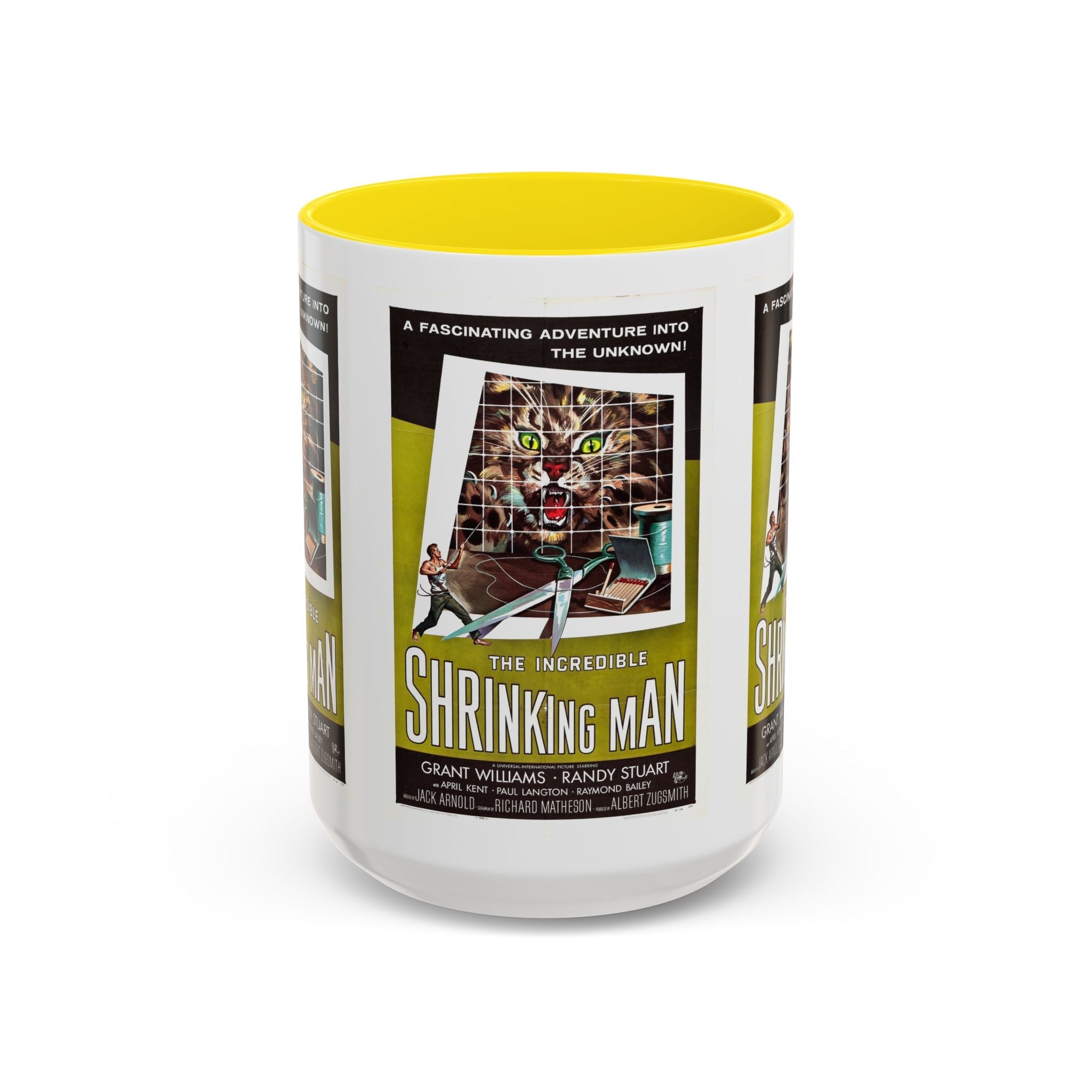 Cult Classic Movie Poster Art Accent Coffee Mug (11, 15oz) - Incredible Shrinking Man 1957 - POPvault