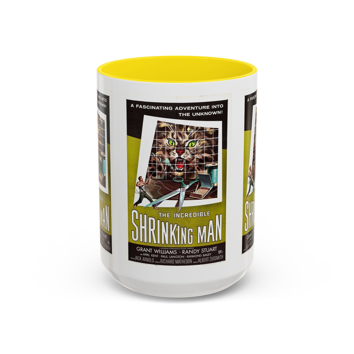 Cult Classic Movie Poster Art Accent Coffee Mug (11, 15oz) - Incredible Shrinking Man 1957 - Mug