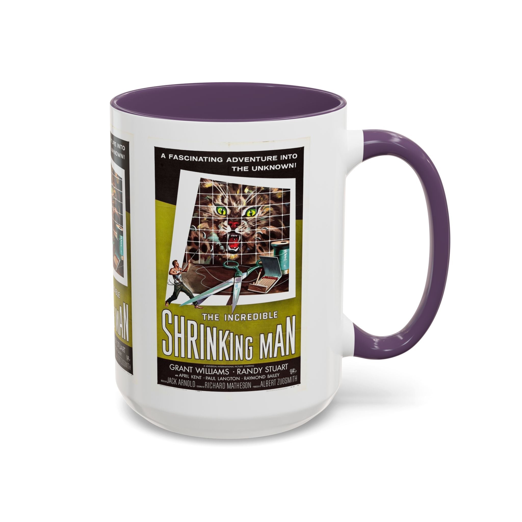 Cult Classic Movie Poster Art Accent Coffee Mug (11, 15oz) - Incredible Shrinking Man 1957 - POPvault