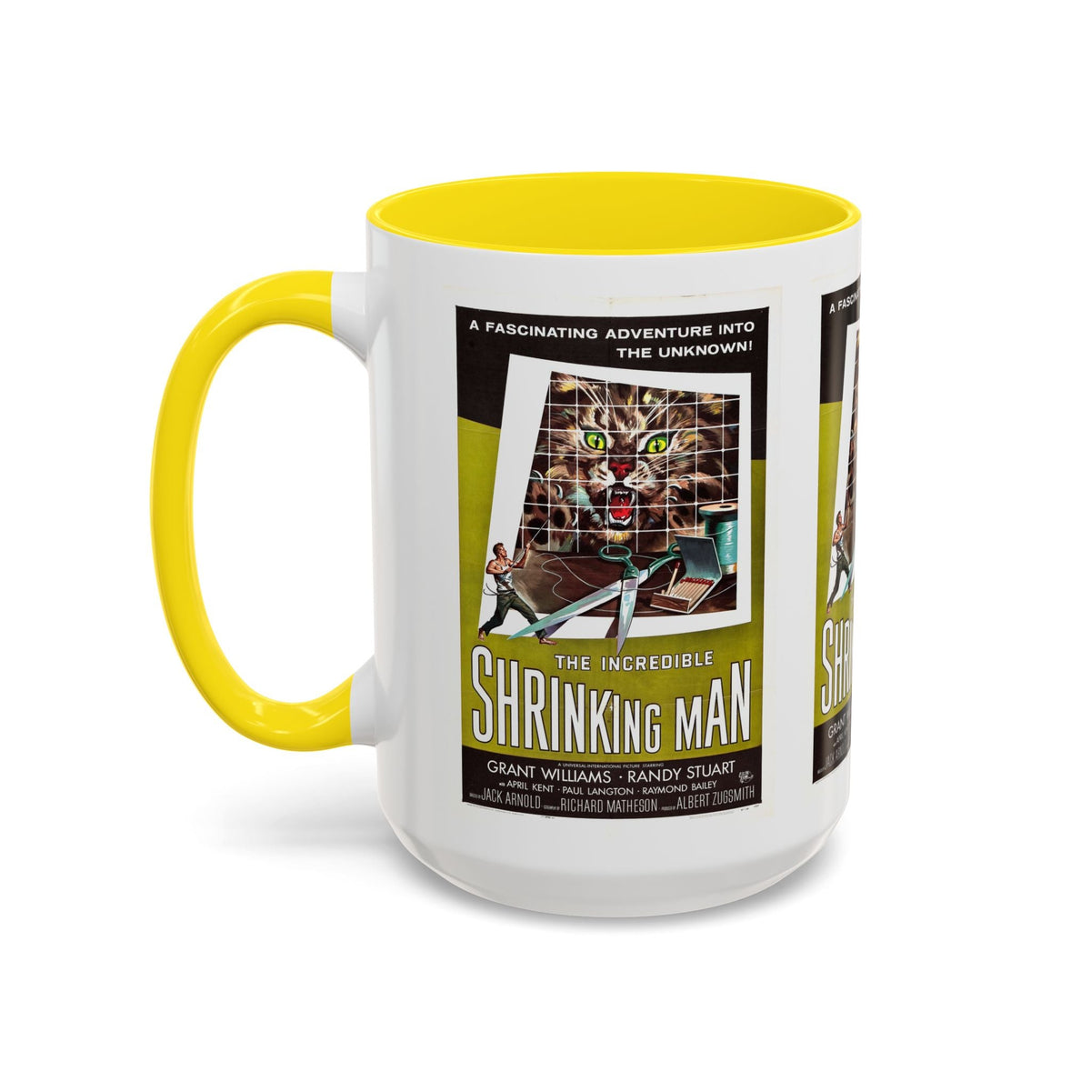 Cult Classic Movie Poster Art Accent Coffee Mug (11, 15oz) - Incredible Shrinking Man 1957 - Mug