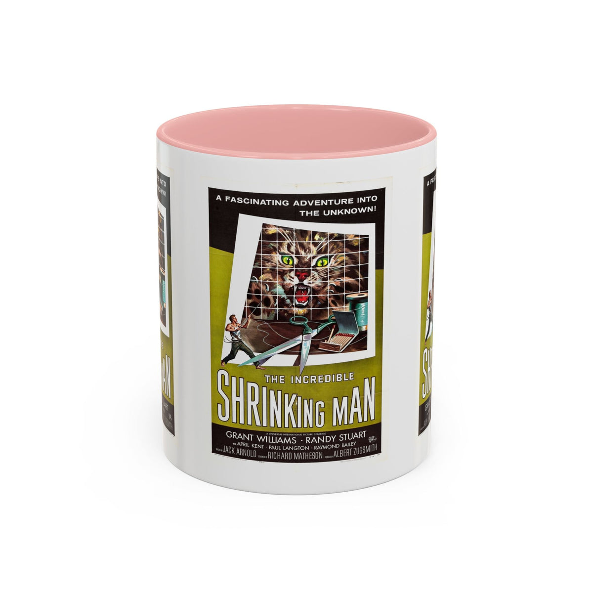 Cult Classic Movie Poster Art Accent Coffee Mug (11, 15oz) - Incredible Shrinking Man 1957 - Mug