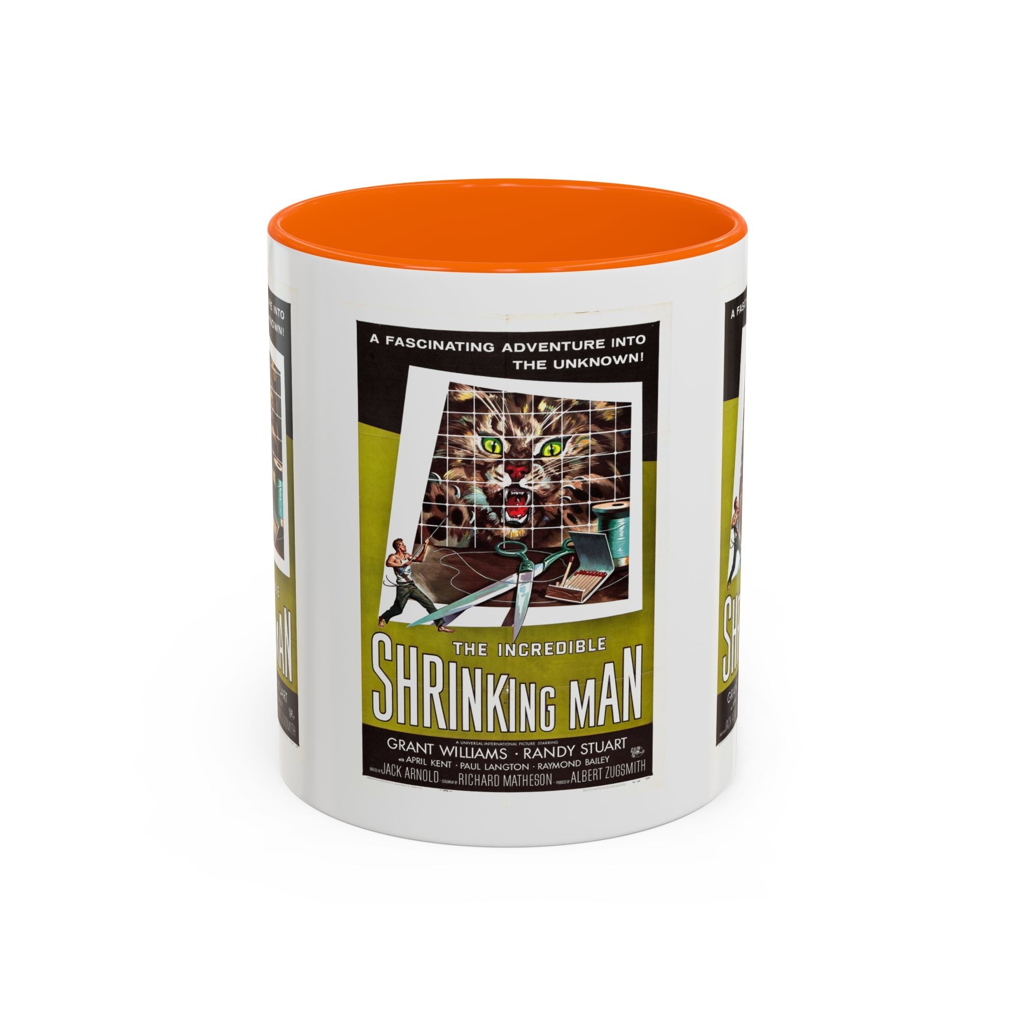 Cult Classic Movie Poster Art Accent Coffee Mug (11, 15oz) - Incredible Shrinking Man 1957 - POPvault