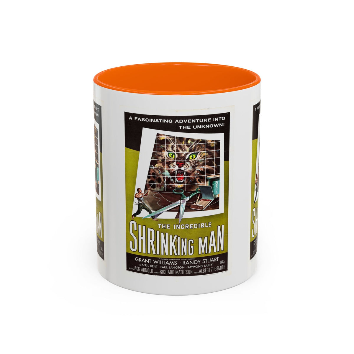 Cult Classic Movie Poster Art Accent Coffee Mug (11, 15oz) - Incredible Shrinking Man 1957 - Mug