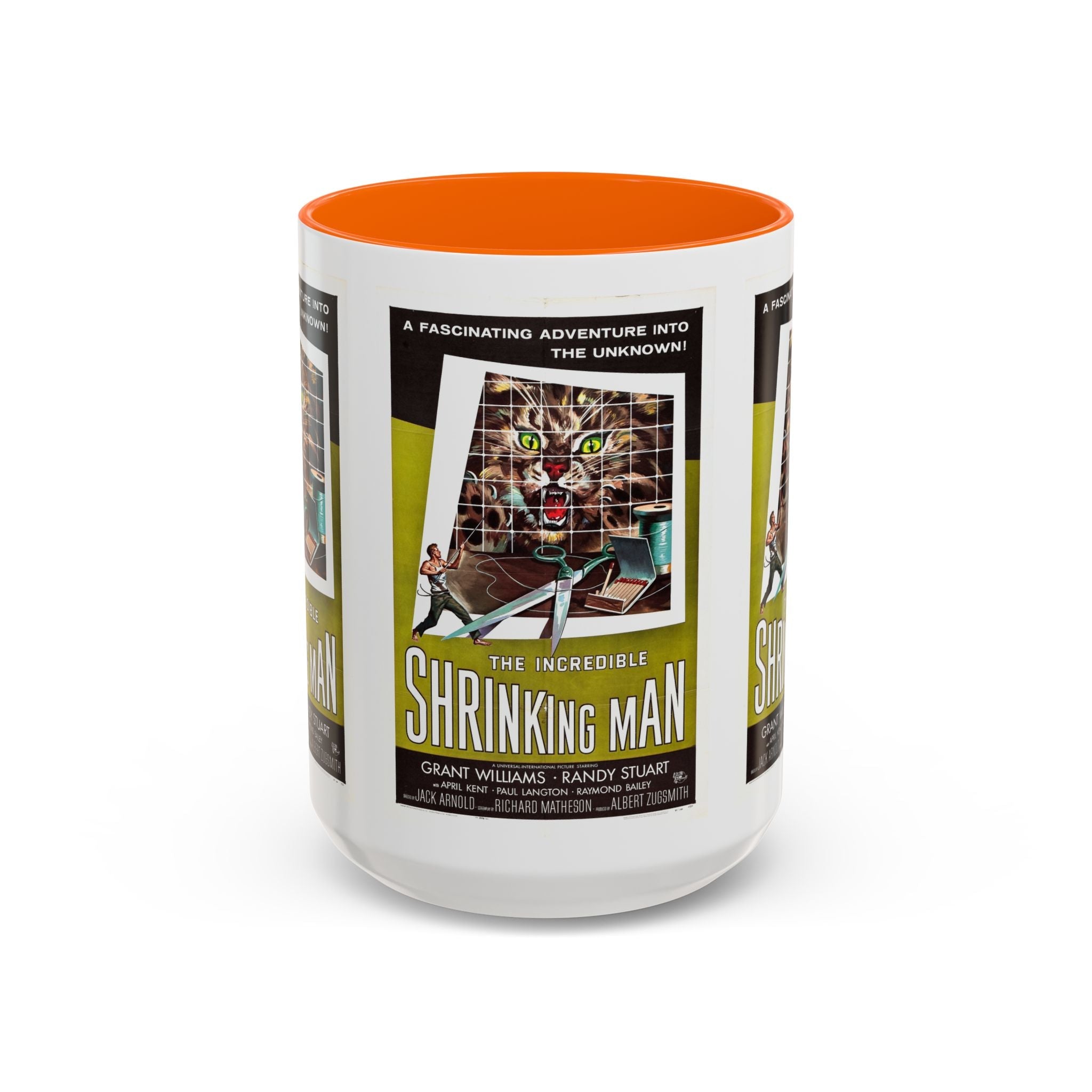 Cult Classic Movie Poster Art Accent Coffee Mug (11, 15oz) - Incredible Shrinking Man 1957 - POPvault