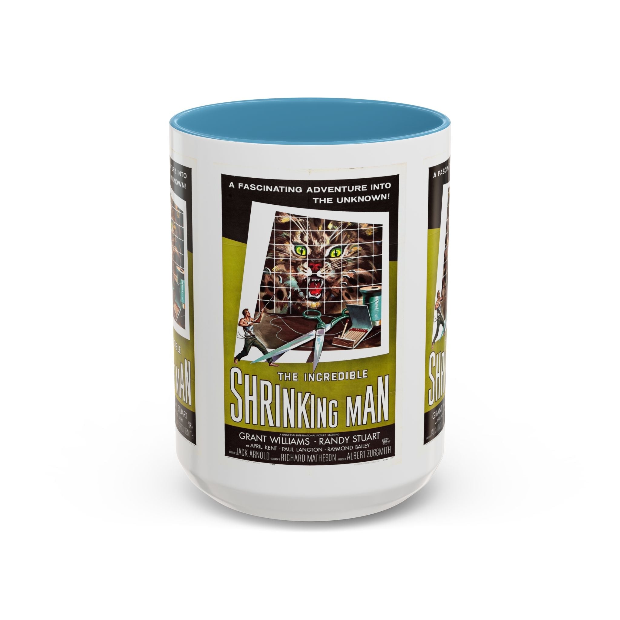 Cult Classic Movie Poster Art Accent Coffee Mug (11, 15oz) - Incredible Shrinking Man 1957 - POPvault