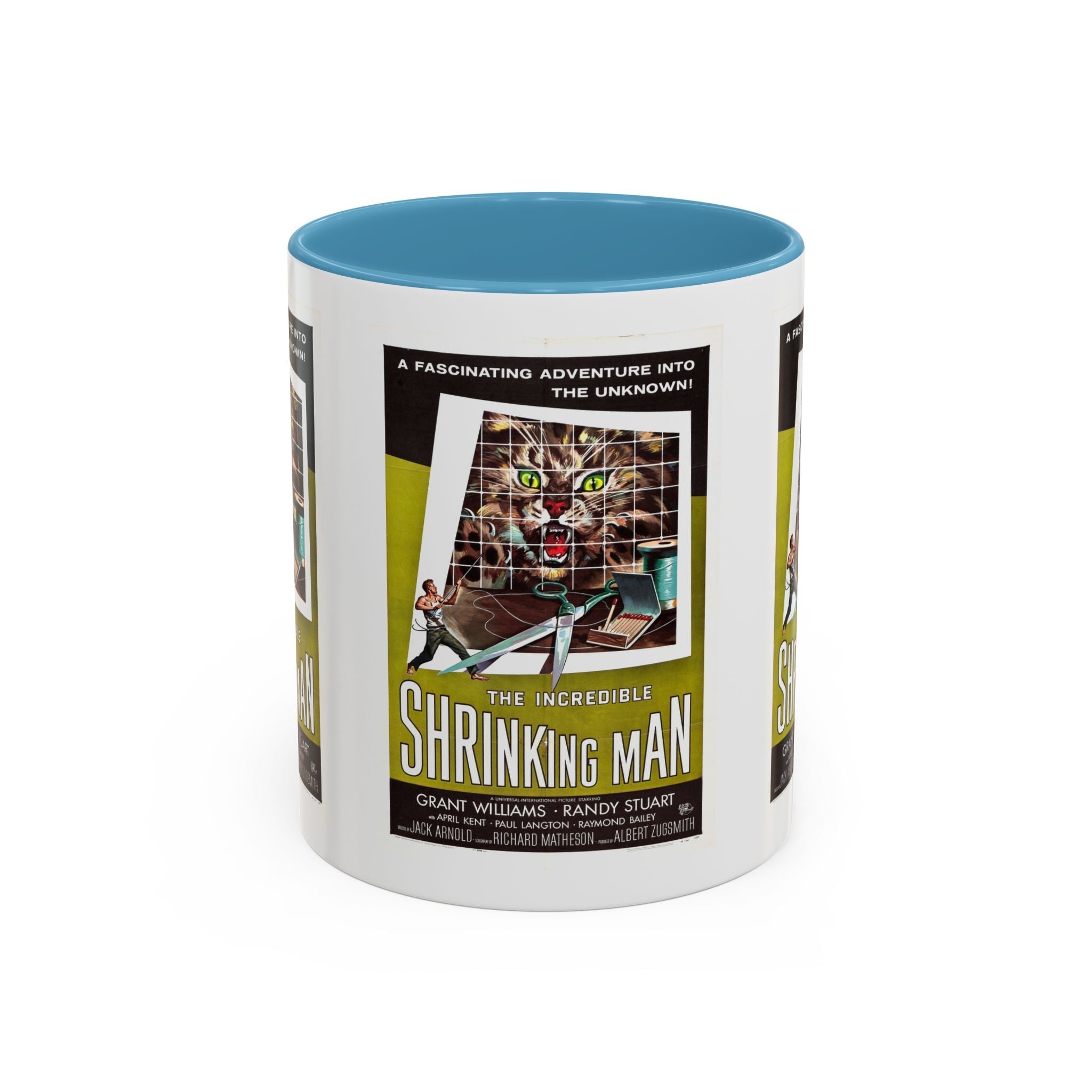 Cult Classic Movie Poster Art Accent Coffee Mug (11, 15oz) - Incredible Shrinking Man 1957 - POPvault