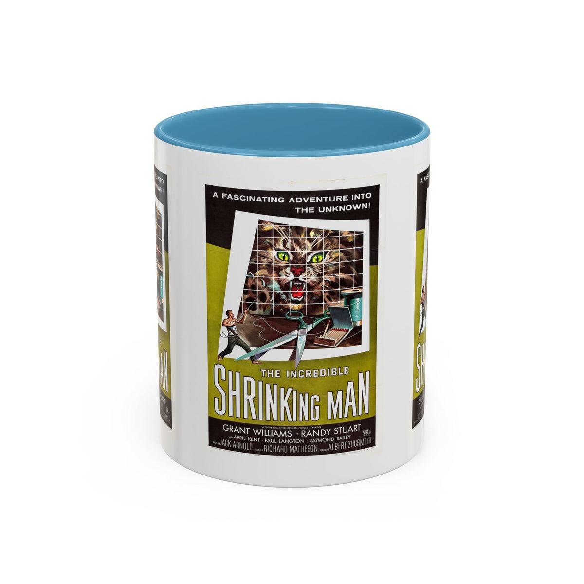Cult Classic Movie Poster Art Accent Coffee Mug (11, 15oz) - Incredible Shrinking Man 1957 - Mug