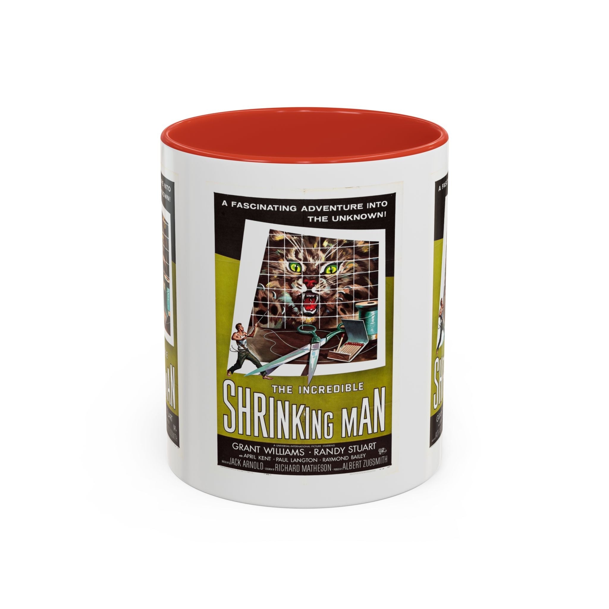 Cult Classic Movie Poster Art Accent Coffee Mug (11, 15oz) - Incredible Shrinking Man 1957 - POPvault