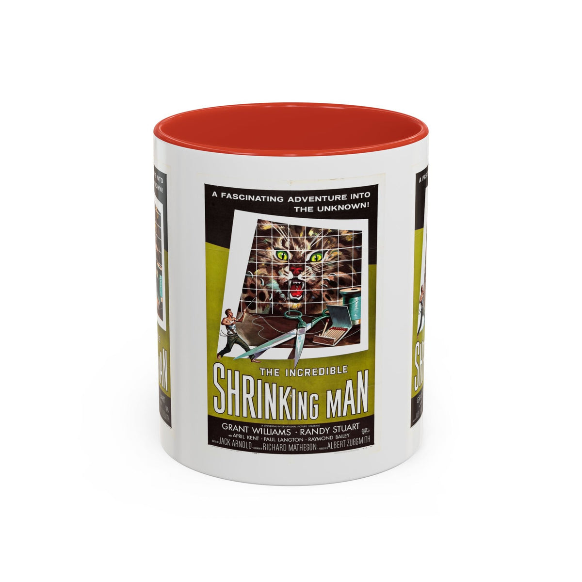Cult Classic Movie Poster Art Accent Coffee Mug (11, 15oz) - Incredible Shrinking Man 1957 - Mug