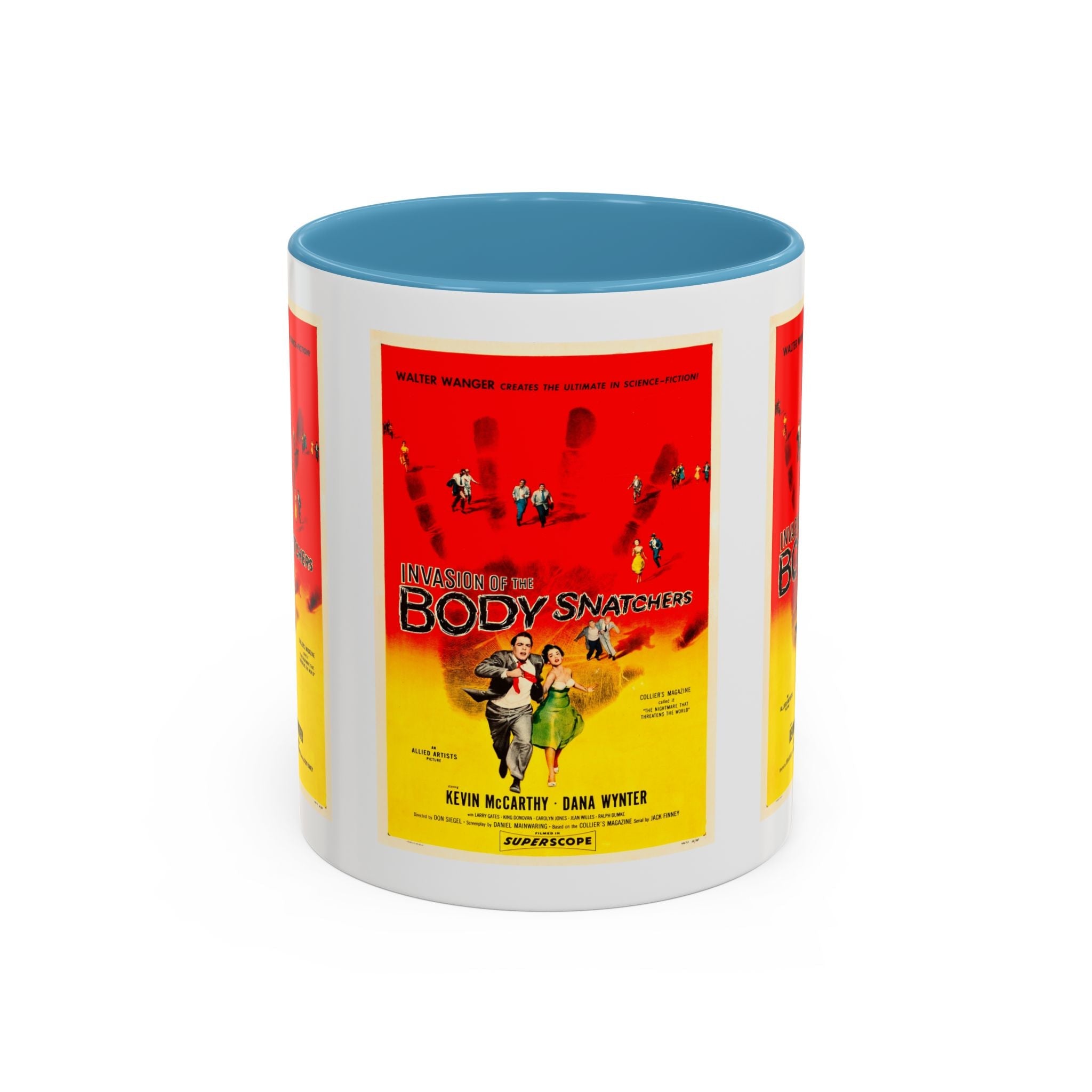 Cult Classic Movie Poster Art Accent Coffee Mug (11, 15oz) - Invasion Of The Body Snatchers 1956 - POPvault