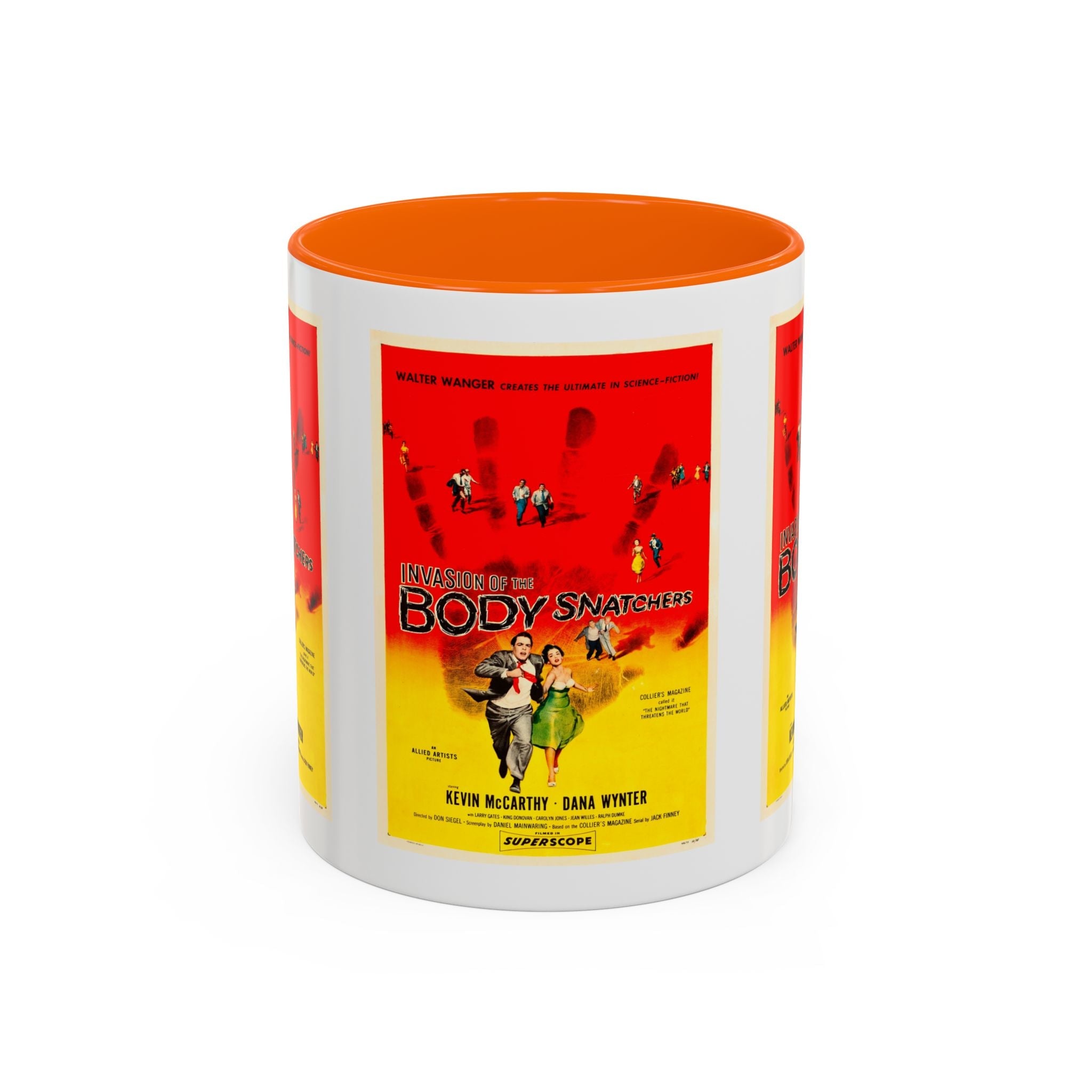 Cult Classic Movie Poster Art Accent Coffee Mug (11, 15oz) - Invasion Of The Body Snatchers 1956 - POPvault