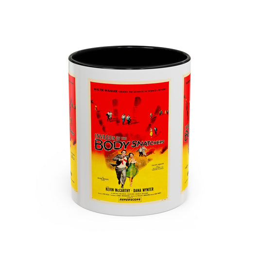 Cult Classic Movie Poster Art Accent Coffee Mug (11, 15oz) - Invasion Of The Body Snatchers 1956 - Mug