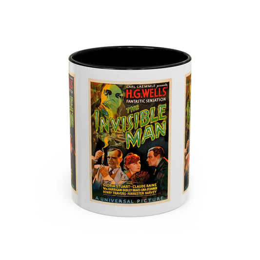 Cult Classic Movie Poster Art Accent Coffee Mug (11, 15oz) - Invisible Man 1933 - Mug
