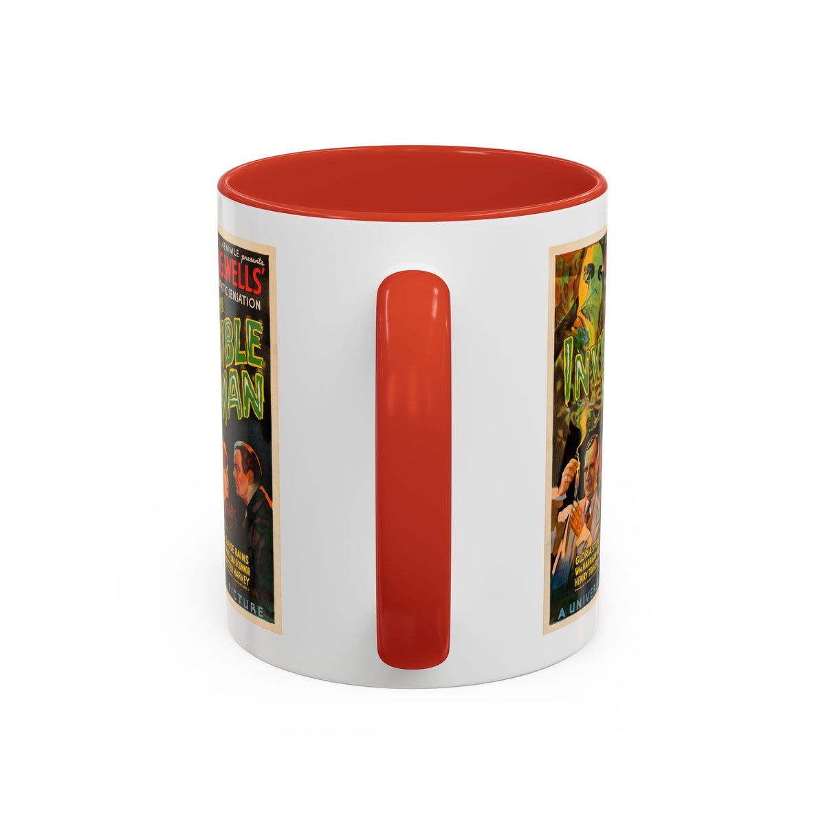 Cult Classic Movie Poster Art Accent Coffee Mug (11, 15oz) - Invisible Man 1933 - Mug