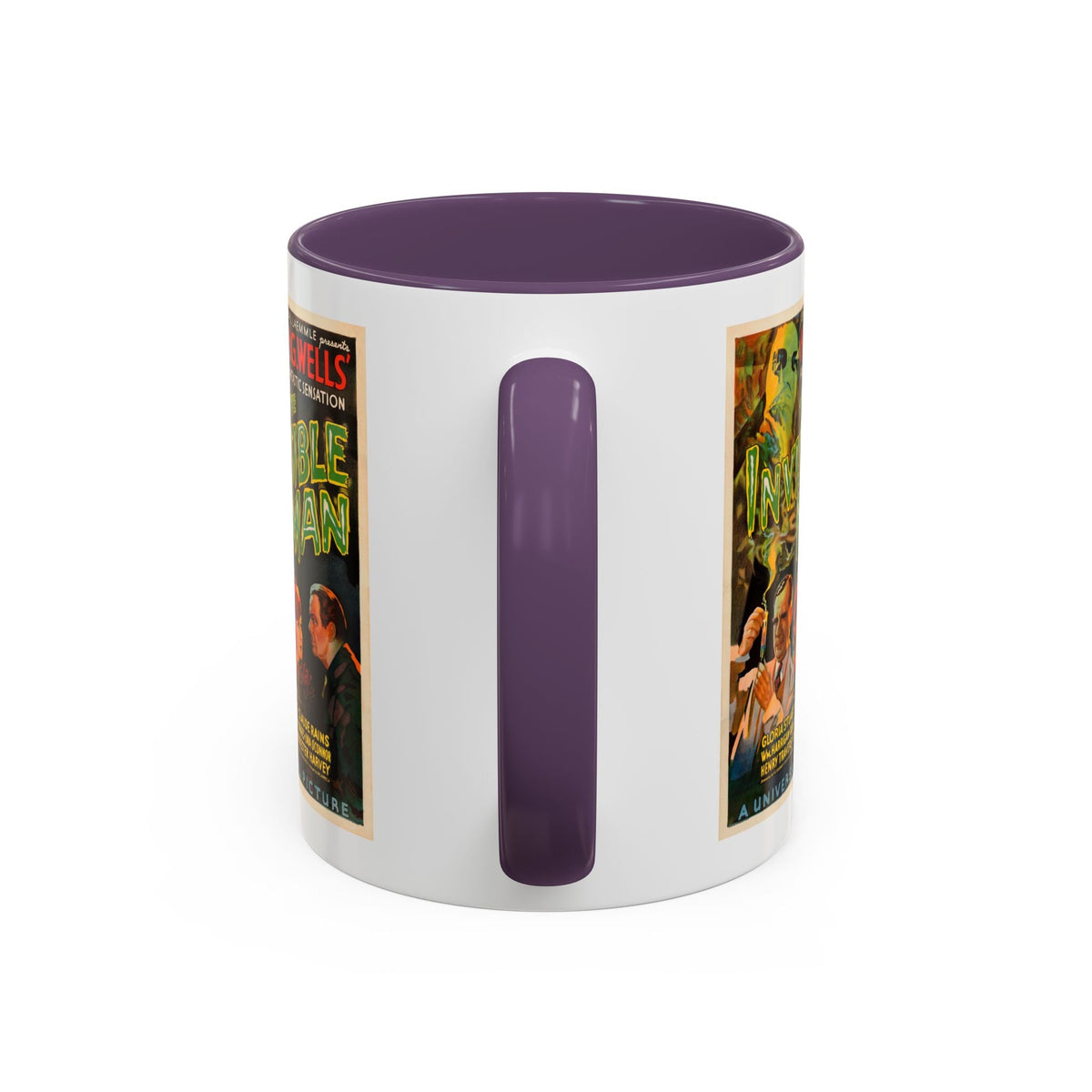 Cult Classic Movie Poster Art Accent Coffee Mug (11, 15oz) - Invisible Man 1933 - Mug