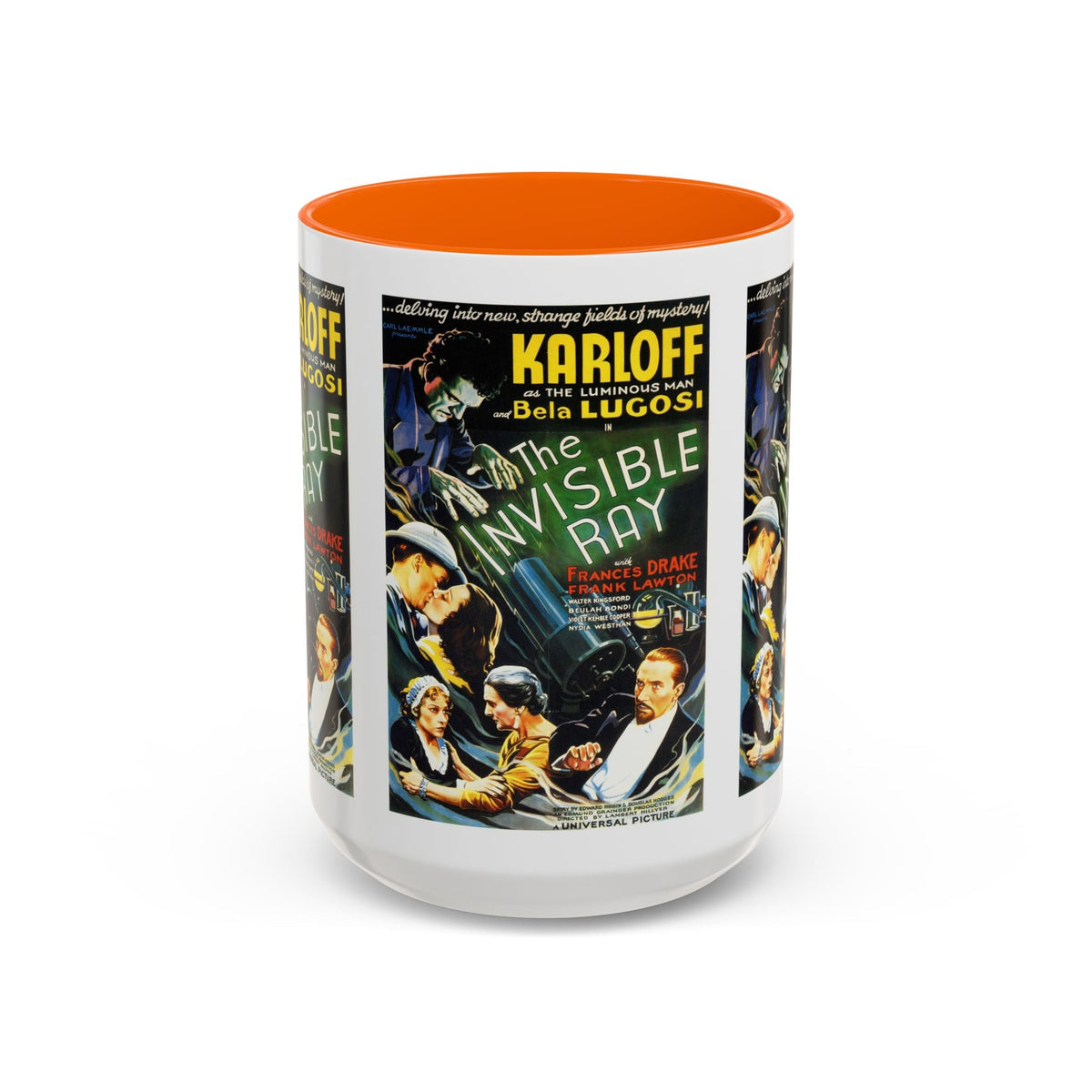 Cult Classic Movie Poster Art Accent Coffee Mug (11, 15oz) - Invisible Ray 1936 - Mug