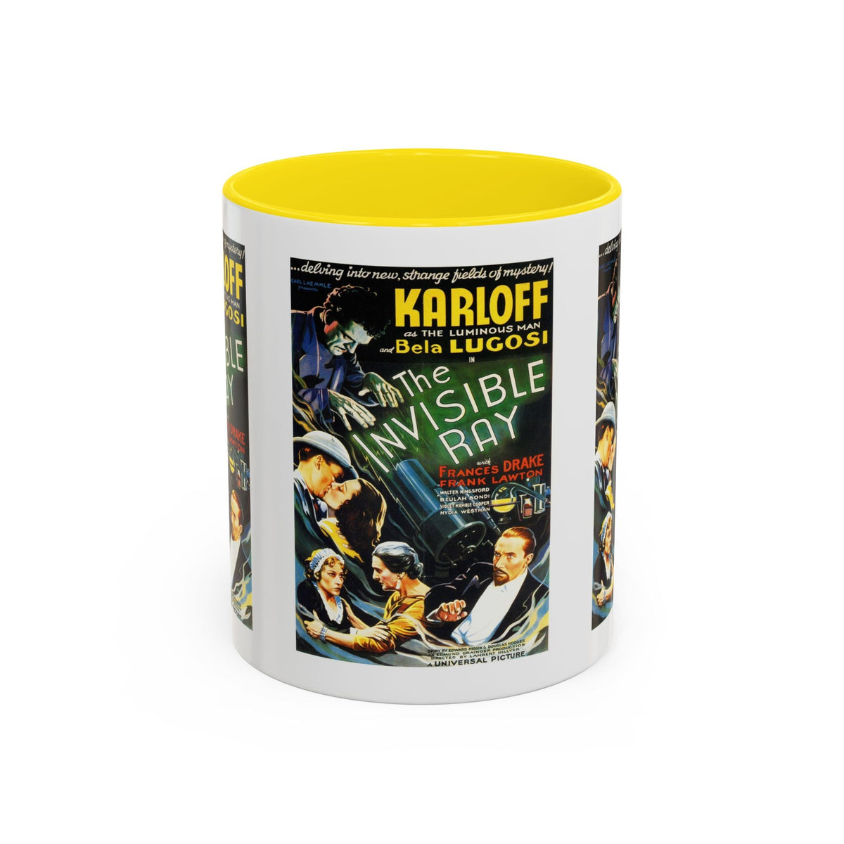 Cult Classic Movie Poster Art Accent Coffee Mug (11, 15oz) - Invisible Ray 1936 - Mug