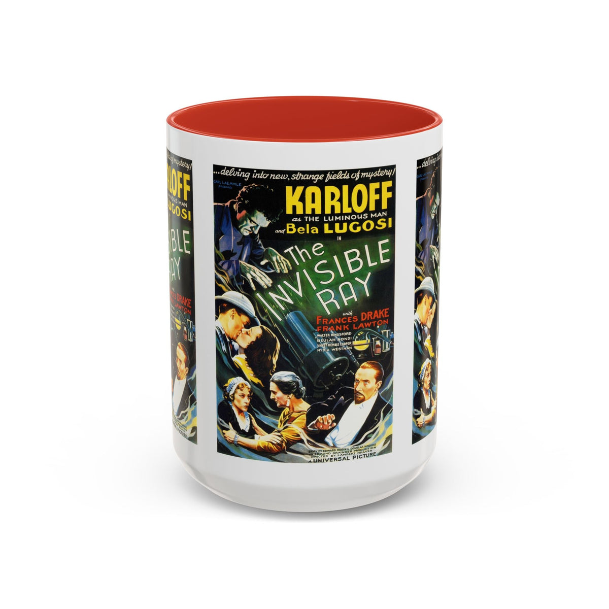 Cult Classic Movie Poster Art Accent Coffee Mug (11, 15oz) - Invisible Ray 1936 - Mug