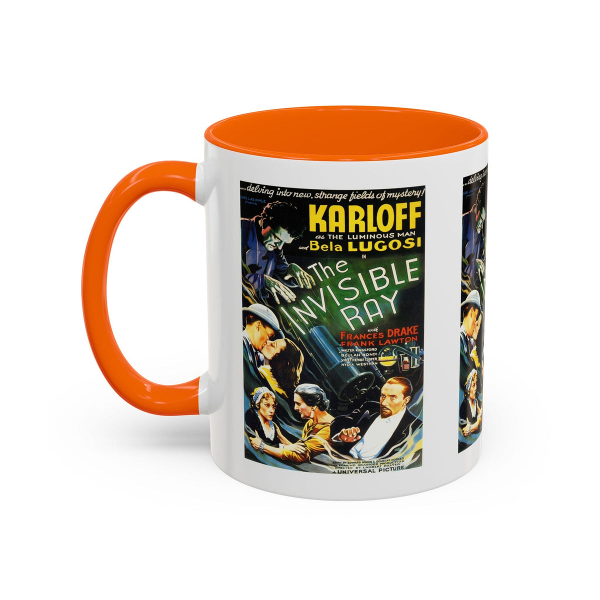 Cult Classic Movie Poster Art Accent Coffee Mug (11, 15oz) - Invisible Ray 1936 - Mug