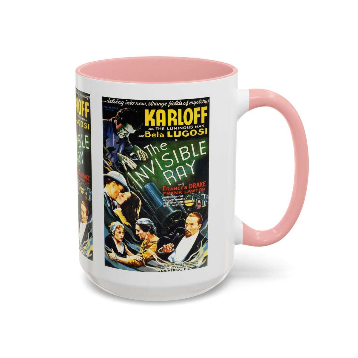 Cult Classic Movie Poster Art Accent Coffee Mug (11, 15oz) - Invisible Ray 1936 - Mug