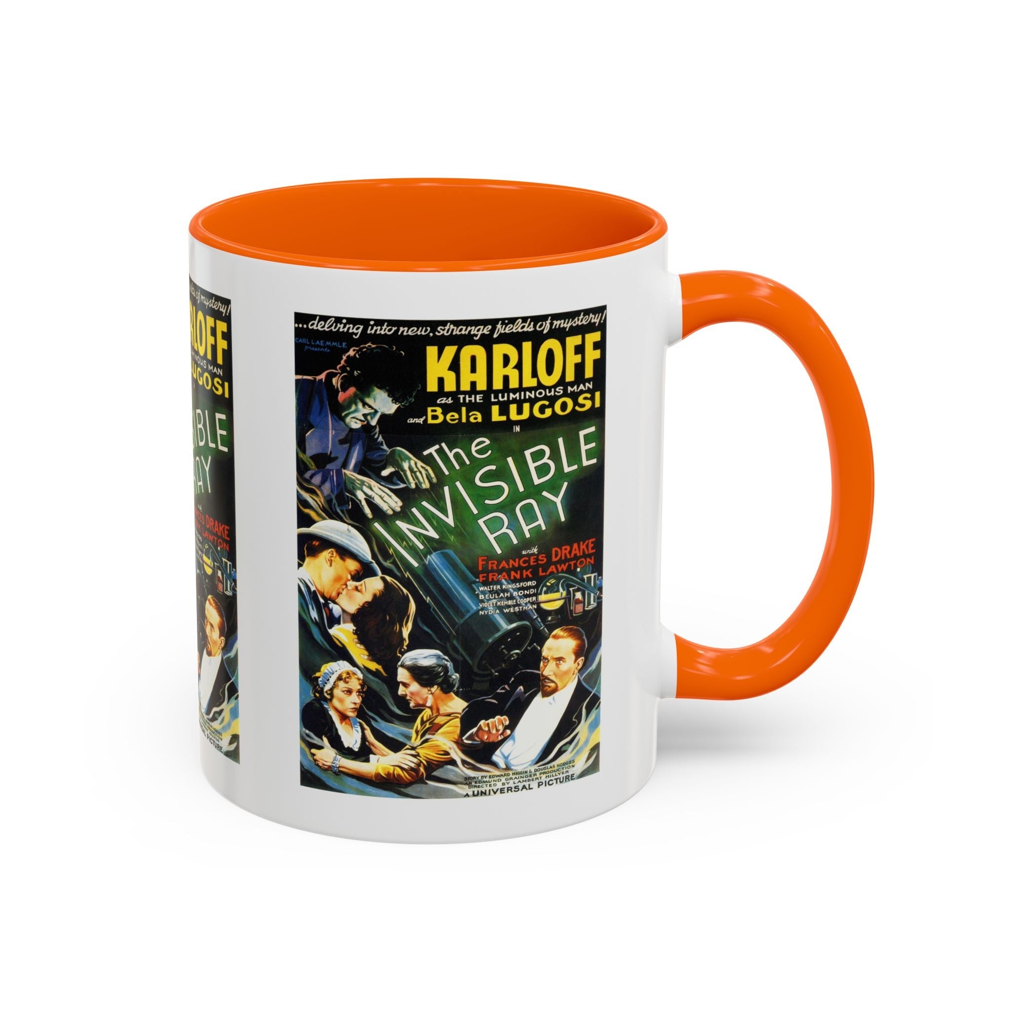 Cult Classic Movie Poster Art Accent Coffee Mug (11, 15oz) - Invisible Ray 1936 - POPvault