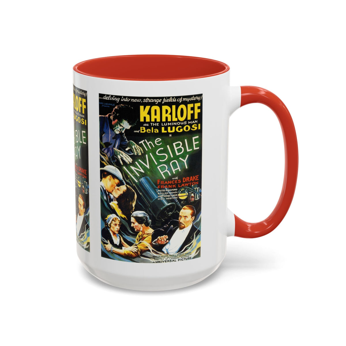 Cult Classic Movie Poster Art Accent Coffee Mug (11, 15oz) - Invisible Ray 1936 - Mug
