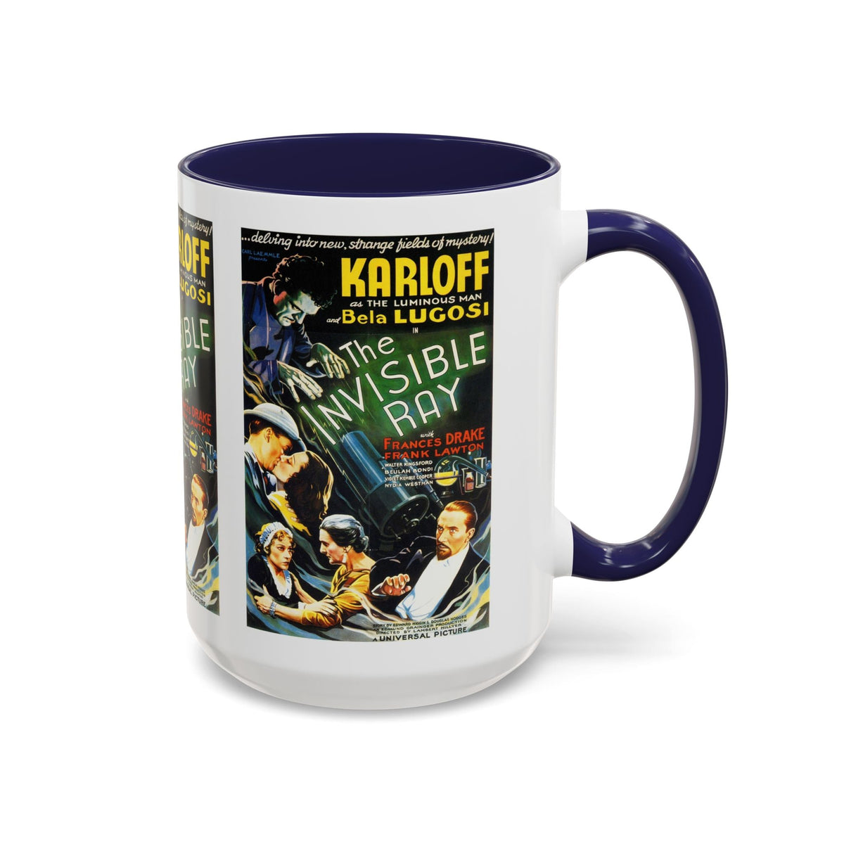 Cult Classic Movie Poster Art Accent Coffee Mug (11, 15oz) - Invisible Ray 1936 - Mug