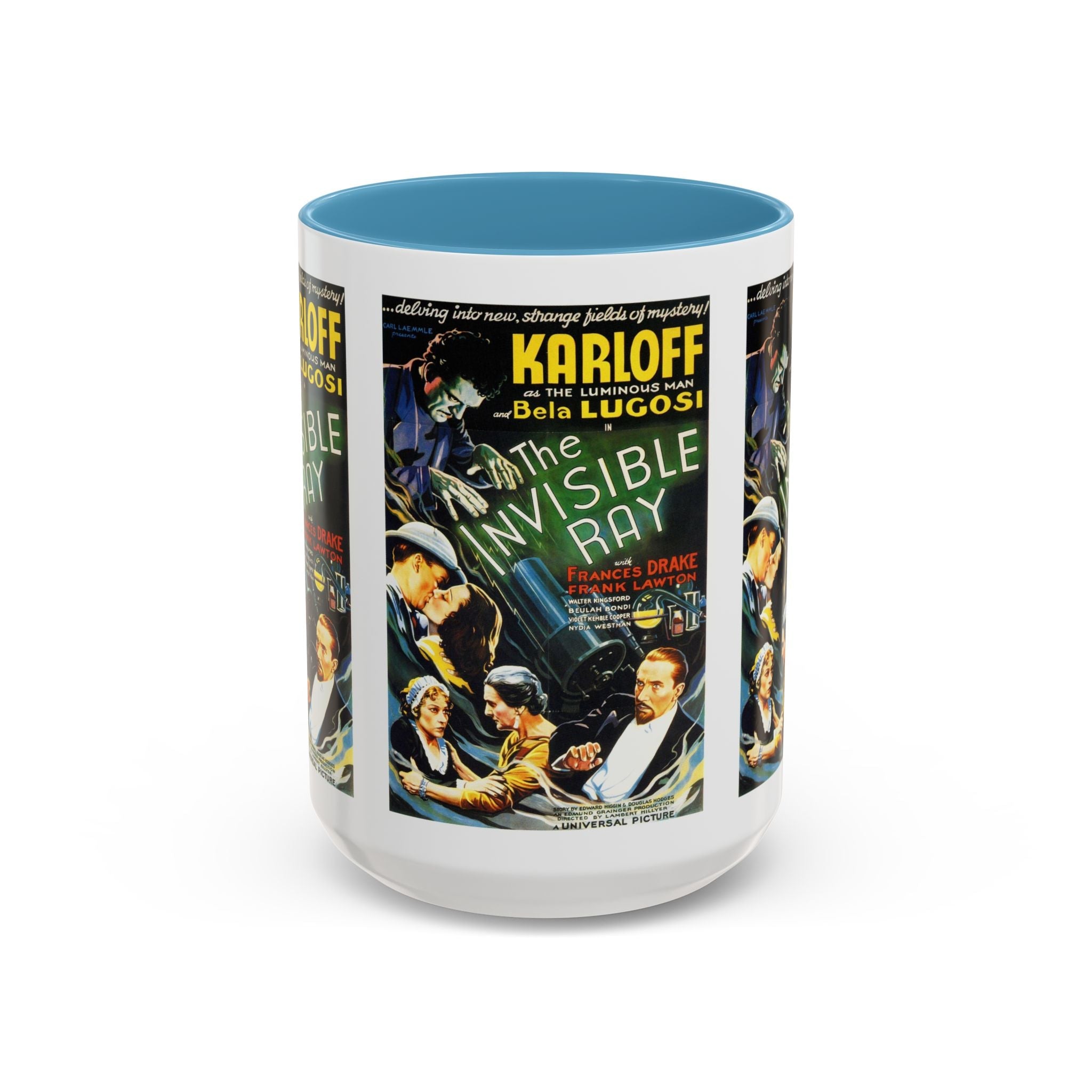 Cult Classic Movie Poster Art Accent Coffee Mug (11, 15oz) - Invisible Ray 1936 - POPvault
