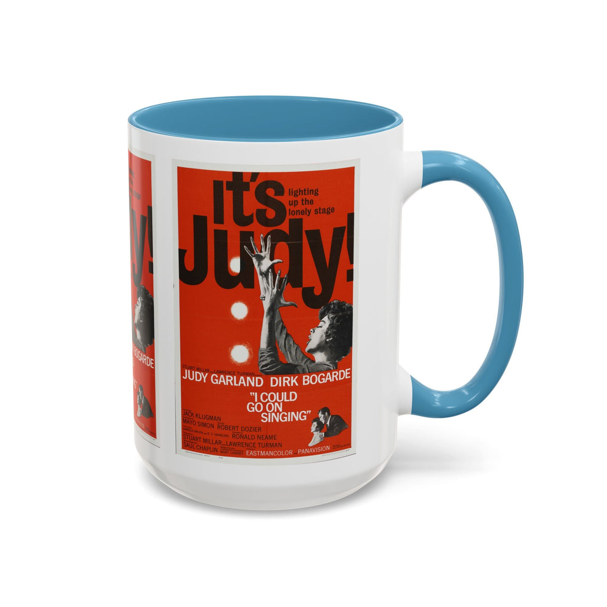 Cult Classic Movie Poster Art Accent Coffee Mug (11, 15oz) - It's Judy 1968 - Mug
