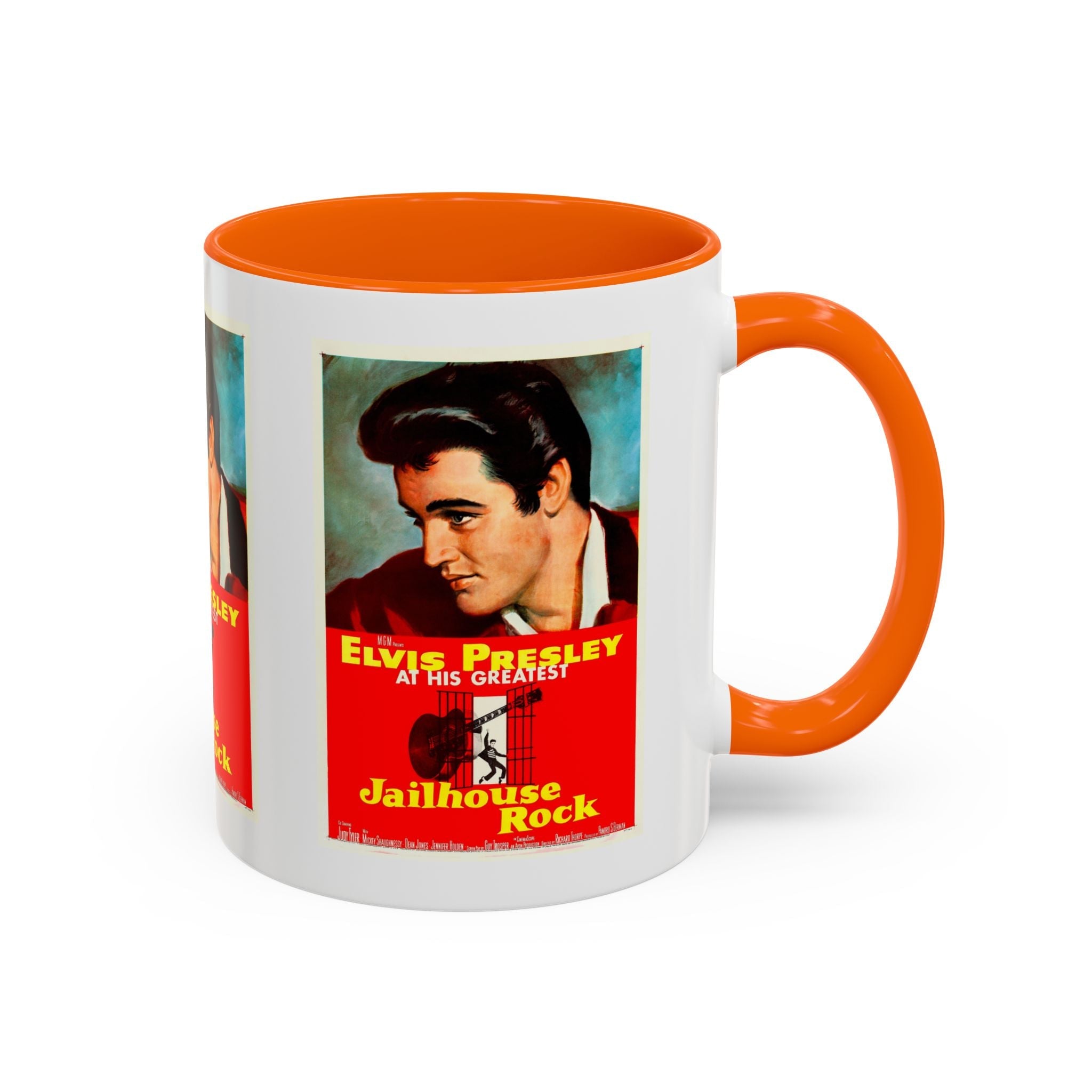 Cult Classic Movie Poster Art Accent Coffee Mug (11, 15oz) - Jailhouse Rock 1957 - POPvault