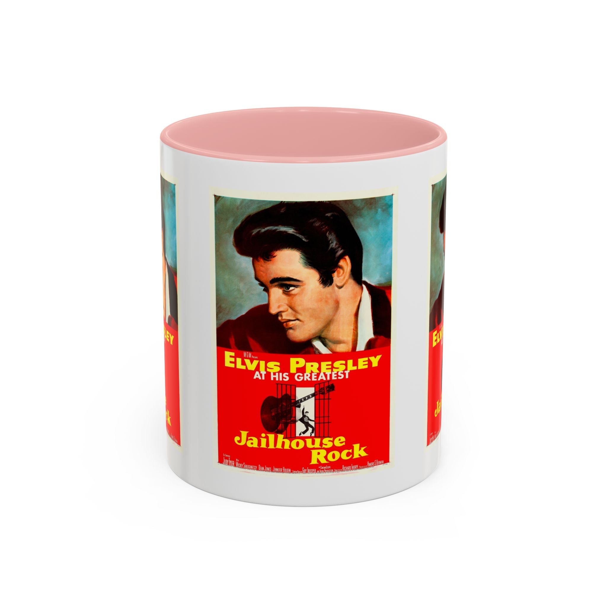 Cult Classic Movie Poster Art Accent Coffee Mug (11, 15oz) - Jailhouse Rock 1957 - POPvault