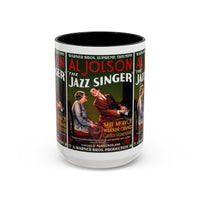 Cult Classic Movie Poster Art Accent Coffee Mug (11, 15oz) - Jazz Singer 1927 - Mug