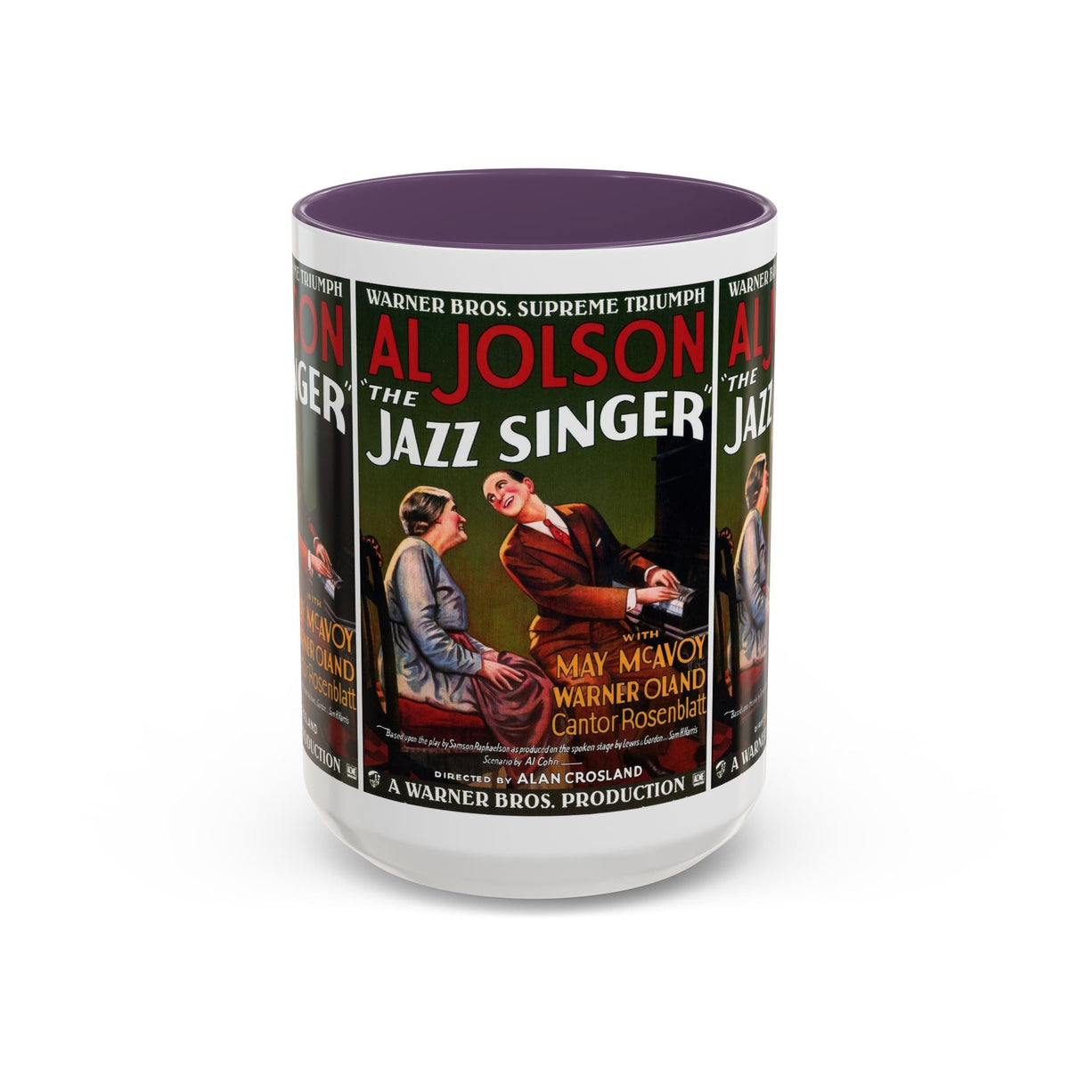 Cult Classic Movie Poster Art Accent Coffee Mug (11, 15oz) - Jazz Singer 1927 - Mug