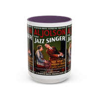Cult Classic Movie Poster Art Accent Coffee Mug (11, 15oz) - Jazz Singer 1927 - Mug