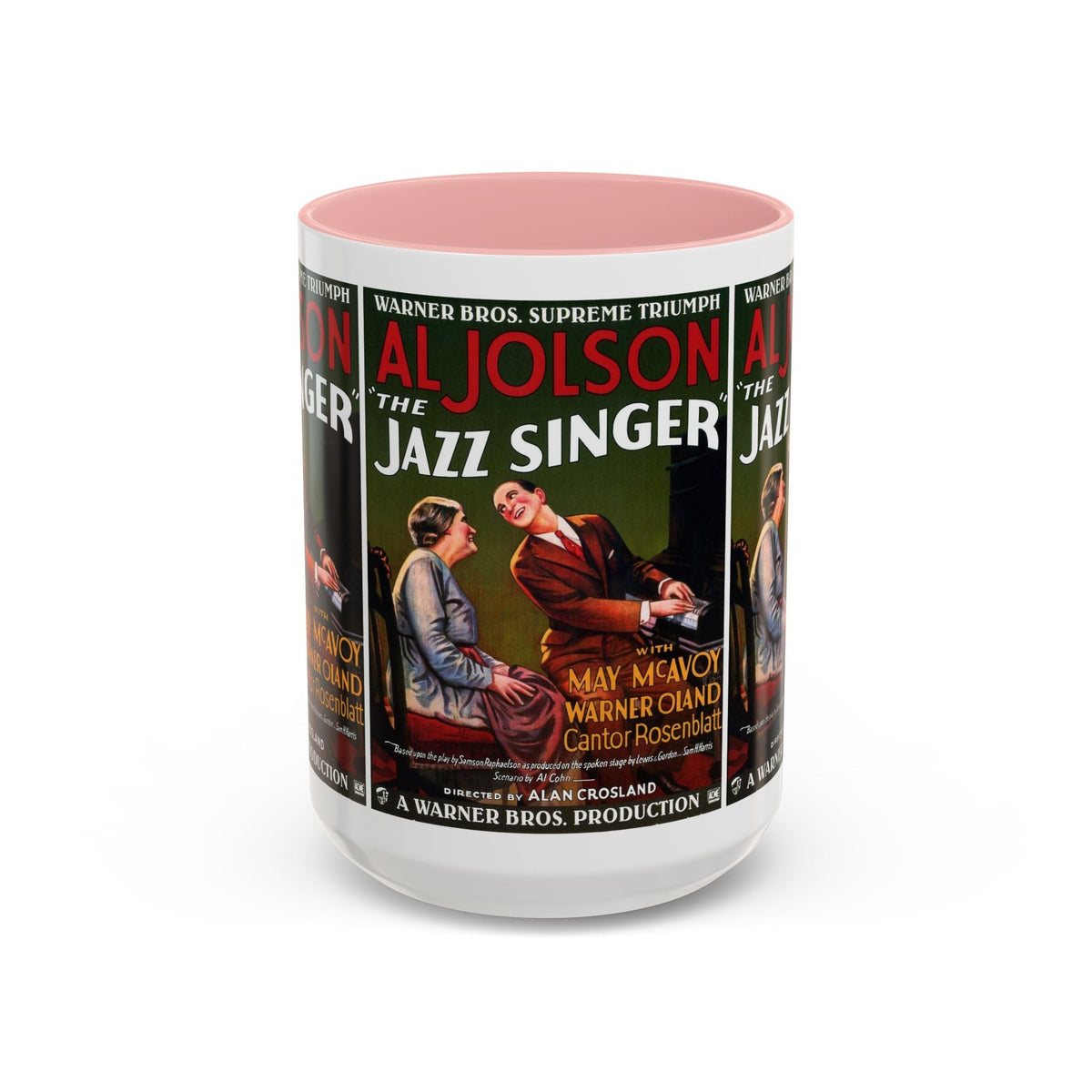 Cult Classic Movie Poster Art Accent Coffee Mug (11, 15oz) - Jazz Singer 1927 - Mug