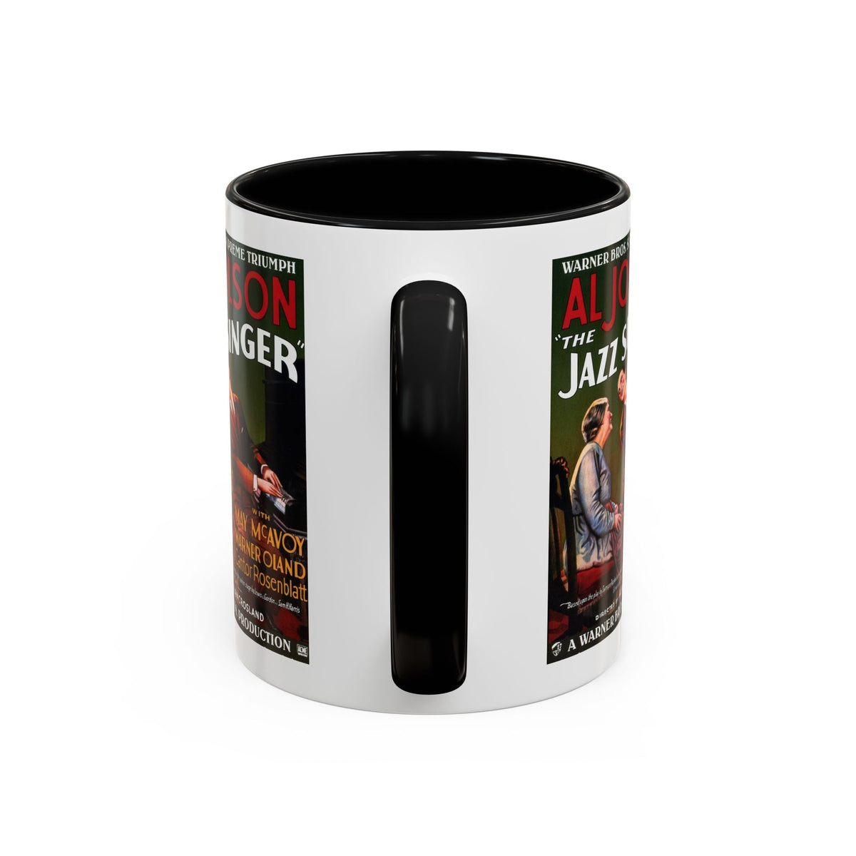 Cult Classic Movie Poster Art Accent Coffee Mug (11, 15oz) - Jazz Singer 1927 - Mug